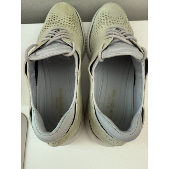 Cole Haan ØriginalGrand Laser Cut Suede Oxford Sneakers Men’s Size 9 Beige Gray main image 5